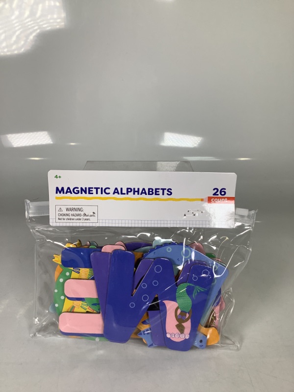 Photo 1 of 26 MAGNETIC ALPHABET LETTERS 