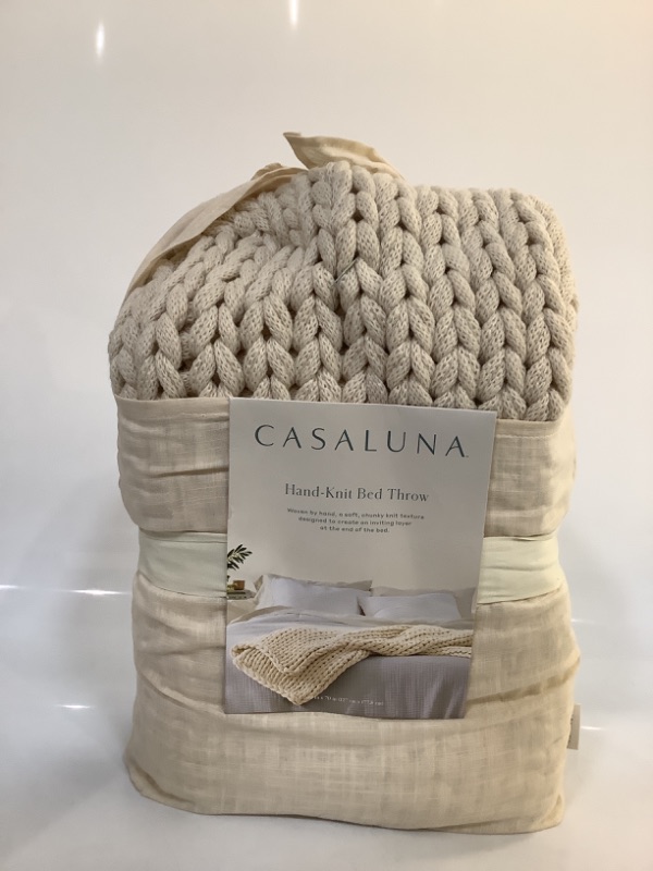 Photo 2 of 50"x70" Oversized Solid Bed Throw - Casaluna