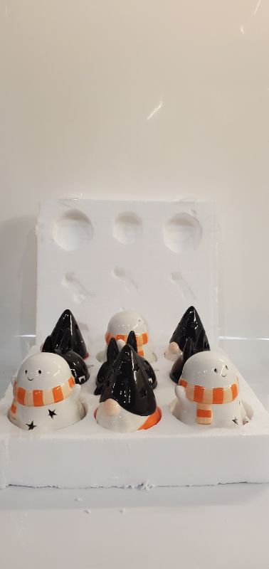 Photo 5 of CERAMIC LIGHT UP CHARACTERS 9 PC SET 