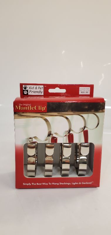 Photo 2 of Haute Decor The Original MantleClip - 4 PIECE (Silver)