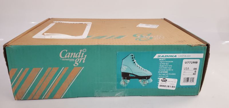 Photo 3 of Candi GRL Sabina - Colorful Freestyle Roller Skates Mint/Black Size 08