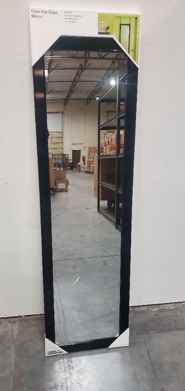 Photo 2 of Over-the-Door Mirror - Room Essentials - Black