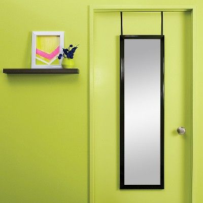 Photo 1 of Over-the-Door Mirror - Room Essentials - Black