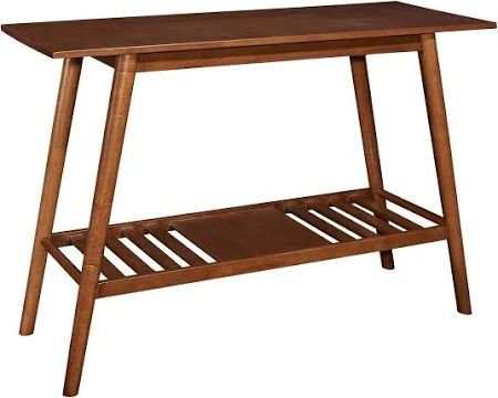 Photo 1 of LINON HOME DECOR PRODUCT - CHARLOTTE BROWN CONSOLE TABLE 