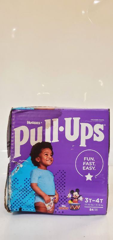 Photo 4 of Pull-Ups Boys' Potty Training Pants Training Underwear Size 5, 3T-4T,  (84 Count)