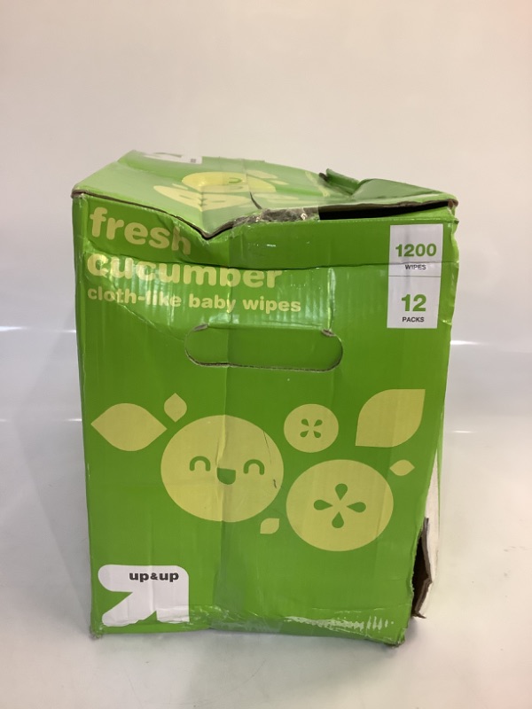 Photo 3 of Fresh Cucumber Baby wipes - 12pk/1200ct - up & up