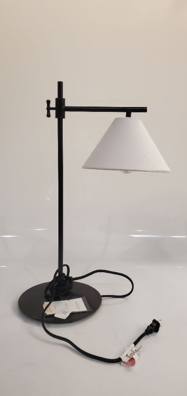 Photo 2 of Downbridge Table Lamp Black - Threshold designed with Studio McGee - 20 1/4 inches tall (51.4cm) 