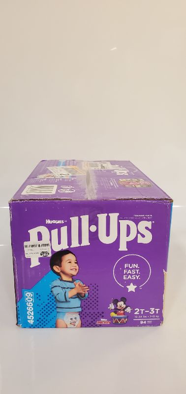 Photo 1 of Pull-Ups Boys' Potty Training Pants Training Underwear Size, 2T-3T, (94 Count)