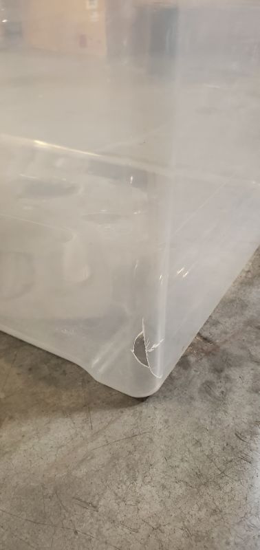 Photo 1 of Large Latching Clear Storage Box - Brightroom