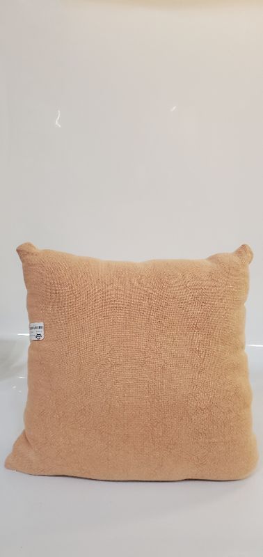 Photo 2 of Linen Square Throw Pillow Clay - Threshold - PEACH 