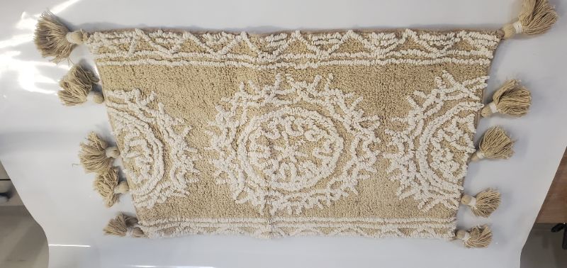 Photo 3 of  Medallia Bath Rug Natural - Saturday Knight Ltd - 20" x 30"