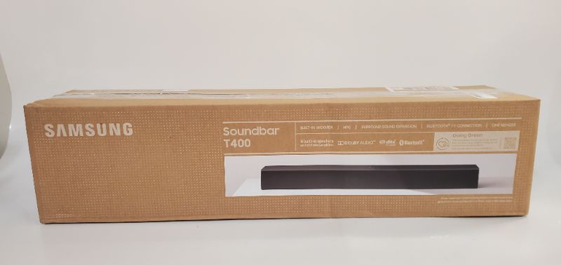 Photo 2 of Samsung 2.0 Ch Soundbar with Built-in Woofer - Black (HW-T400)