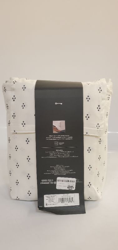 Photo 4 of 400 Thread Count Printed Performance Sheet Set - Threshold