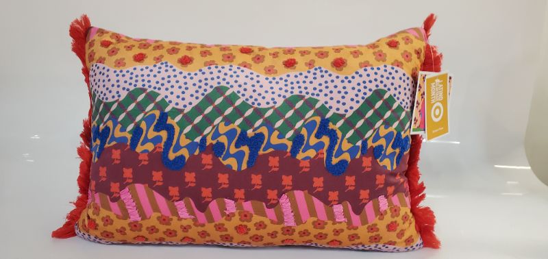 Photo 2 of Target Latino Heritage Month - Oblong Print Pillow with Fringe - 14"x20"