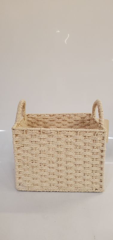 Photo 2 of Twisted Paper Rope Basket - Brightroom - 10"L X 10"W  X 8" H