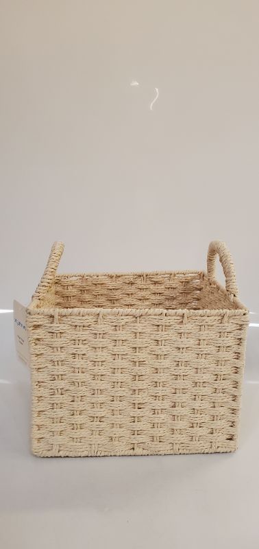 Photo 4 of Twisted Paper Rope Basket - Brightroom - 10"L X 10"W  X 8" H