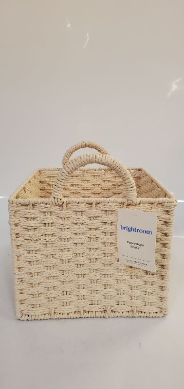 Photo 3 of Twisted Paper Rope Basket - Brightroom - 10"L X 10"W  X 8" H