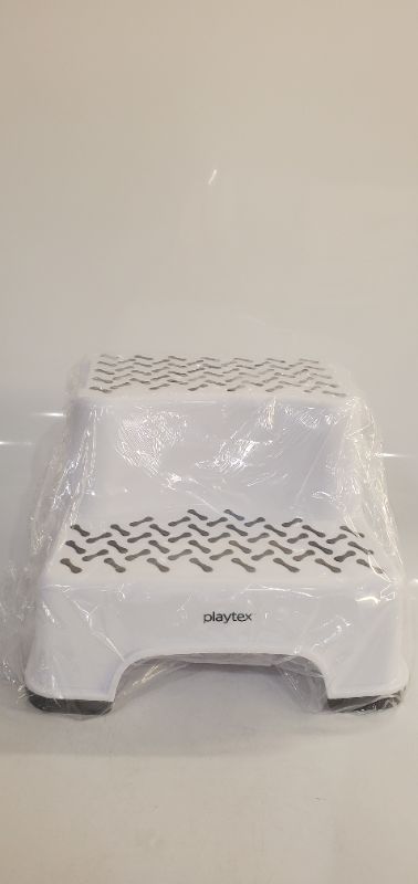 Photo 1 of Playtex 2-Tier Step Stool in White