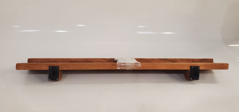 Photo 2 of FLOATING WOOD SHELF - 24" X 3 1/2"