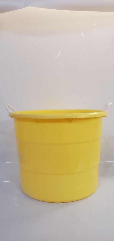 Photo 2 of 18 gal Plastic Beverage Tub with Rope Handles Yellow - Sun Squad