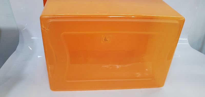 Photo 6 of Sterilite  64 qt. Latching Storage Box Orange