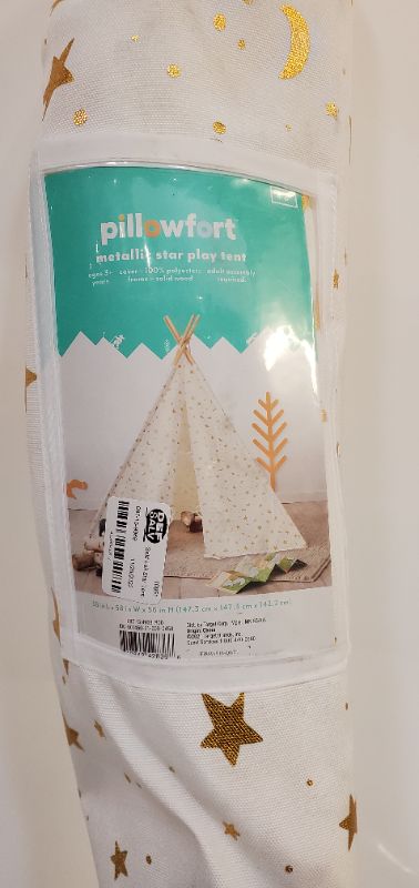 Photo 4 of Gold Foil Star Tent - Pillowfort