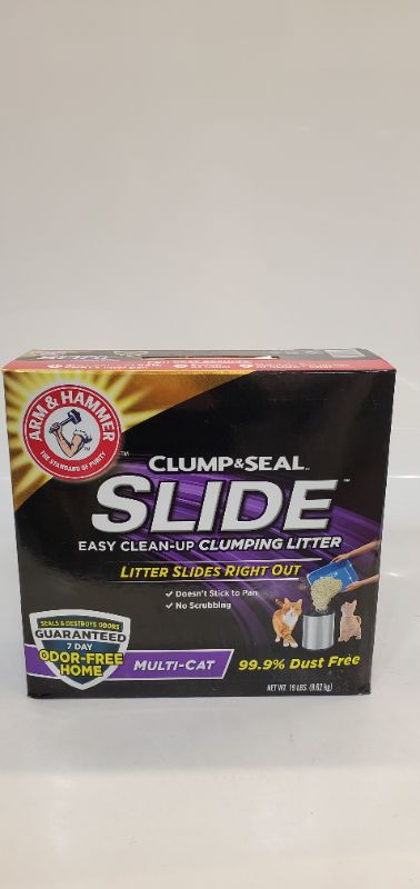 Photo 2 of Arm & Hammer Slide Multi-Cat Easy Clean-Up Litter, 19 lb 