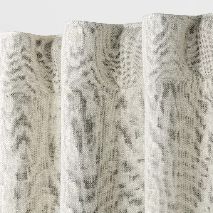 Photo 1 of 1pc Blackout Aruba Linen Window Curtain Panel - Threshold