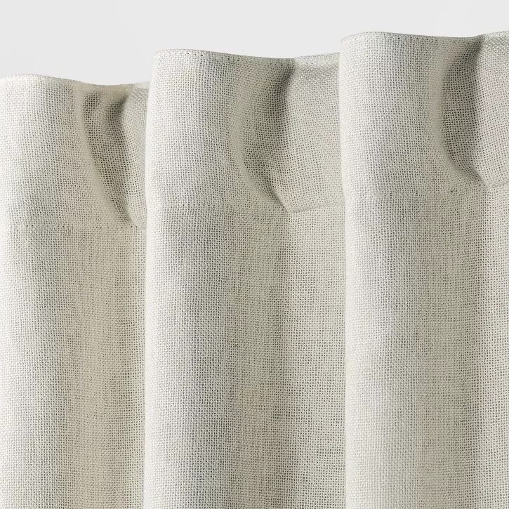 Photo 2 of 1pc Blackout Aruba Linen Window Curtain Panel - Threshold