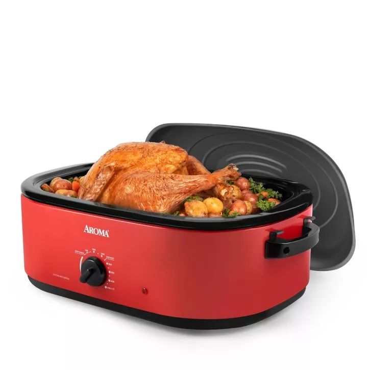 Photo 2 of Aroma 18qt Roaster Oven - Red