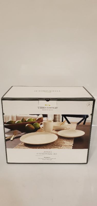 Photo 4 of 16pc Stoneware Fairlee Dinnerware Set - Threshold