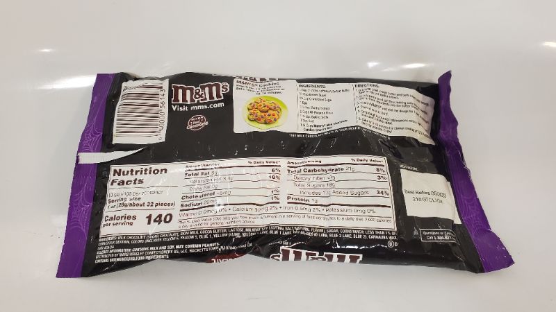 Photo 3 of M&M'S Ghoul's Mix Milk Chocolate Halloween Candy, 10-Ounce Bag -  best by May 2023