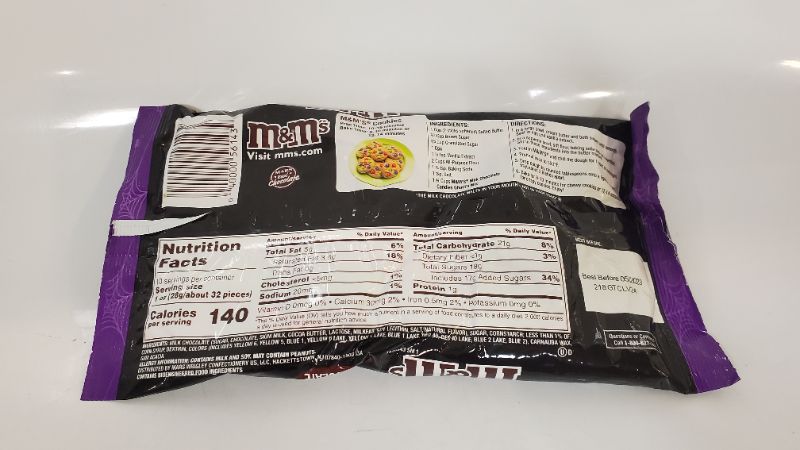 Photo 3 of M&M'S Ghoul's Mix Milk Chocolate Halloween Candy, 10-Ounce Bag - best by May 2023