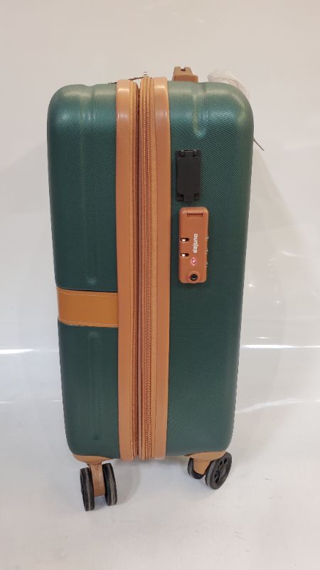 Photo 6 of Dejuno Garland Hardside Spinner Luggage- 20" - Green