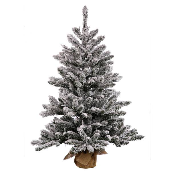 Photo 1 of  2 Feet Flocked Artificial Christmas Tree 