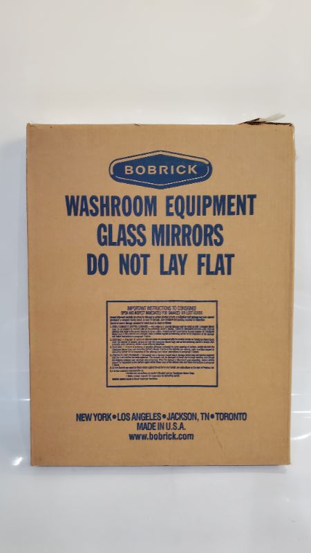 Photo 5 of Washroom Equipment Glass mirror - BOBRICK model: B-165 1824 - 18" x 24"