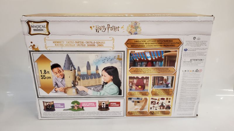 Photo 4 of Wizarding World Harry Potter, Magical Minis Hogwarts Castle with 12 Accessories, Lights, Sounds & Exclusive Hermione Doll, Kids Toys for Ages 5 and up