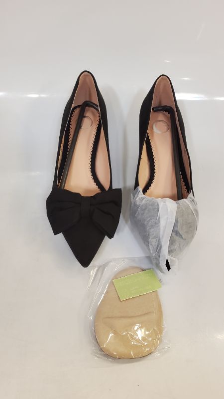 Photo 3 of Brinley Co. Womens Pointed Toe Bow Pump 8 Black- SIZE 8 