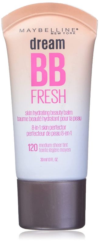 Photo 1 of Maybelline Dream Fresh BB Cream 8-in-1 Skin Perfector, 120 Medium - 1 fl oz tube