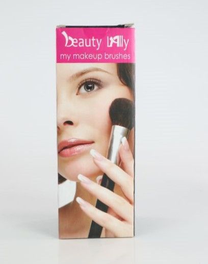 Photo 1 of BEAUTY LALLY SYNTHETIC HAIR MAKE UP BRUSHES 10 BRUSHES ALL LABELED 1 BRUSH CASE AND A BONUS COMPACT MIRROR BRUSHES BETWEEN 12 AND 19 CM NEW IN BOX 