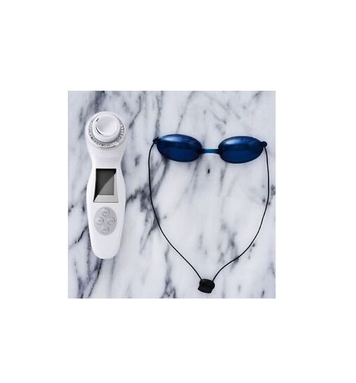 Photo 1 of LED FACIAL DEVICE WITH ULTRASONIC SOUND FOR ANTIAGING AND 5 DIFFERENT LED THERAPY INTENSITIES