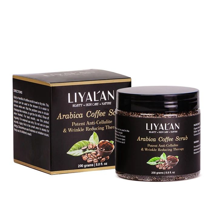 Photo 1 of ARABICA COFFEE SCRUB NOURISH SKIN COFFEE PROMOTES CIRCULATION AND BOOSTS METABOLISM OLIVE OIL CLEANS PORES AND IMPROVES KERATOSIS PILARS KNOWN AS CHICKEN SKIN DEAD SEA SALT CLEARS BUILD-UP AND CLEARS ASORPTION CHANNEL SHEA BUTTER LIGHTENS SKIN PIGMENT AND