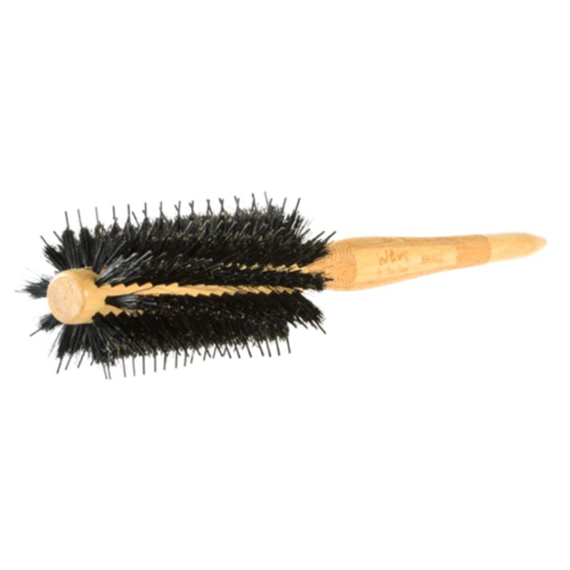 Photo 1 of MEDIUM BOAR BRISTLE BRUSH WOODEN HANDLE FOR HEAT RESISTANT POINTED TIP FOR SECTIONING NYLON BRISTLES GIVE SMOOTH FINISHED STYLE NEW 
