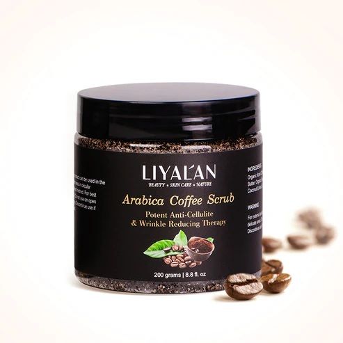 Photo 1 of ARABICA COFFEE SCRUB NOURISH SKIN COFFEE PROMOTES CIRCULATION AND BOOSTS METABOLISM OLIVE OIL CLEANS PORES AND IMPROVES KERATOSIS PILARS KNOWN AS CHICKEN SKIN DEAD SEA SALT CLEARS BUILD UP AND CLEARS ASORPTION CHANNEL SHEA BUTTER LIGHTENS SKIN PIGMENT AND