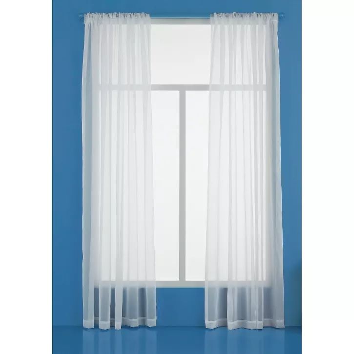 Photo 1 of 1pc Sheer Window Curtain Panel White - Room Essentials
60"W x 84"L













1pc Sheer Window Curtain Panel White - Room Essentials
60"W x 84"L
