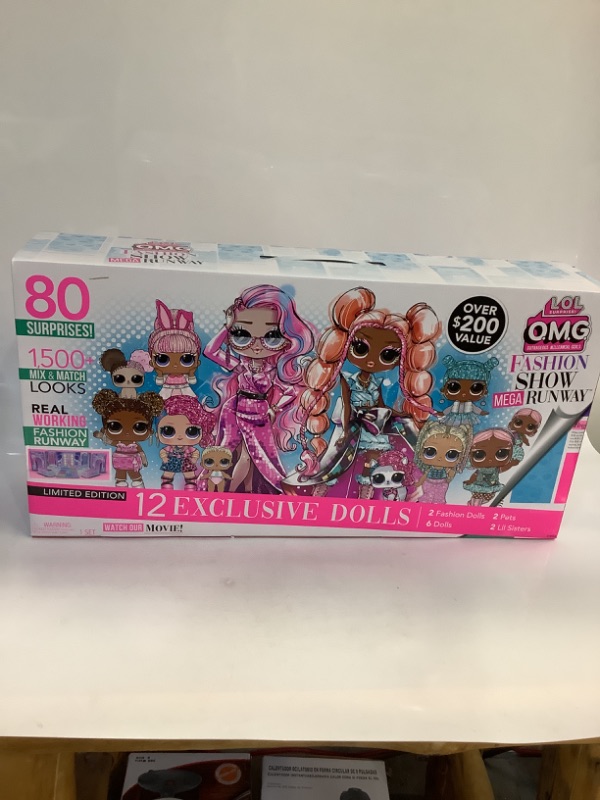 Photo 3 of LOL Surprise Fashion Show Mega Runway-12 Exclusive Dolls with 80 Surprises, 1500+ Mix & Match Looks, OMG Fashion Dolls & Collectible Dolls