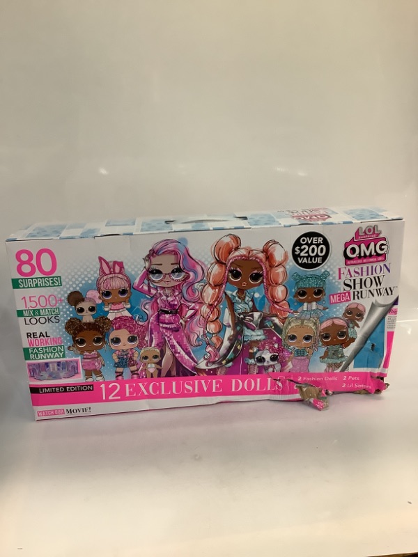 Photo 2 of LOL Surprise Fashion Show Mega Runway-12 Exclusive Dolls with 80 Surprises, 1500+ Mix & Match Looks, OMG Fashion Dolls & Collectible Dolls