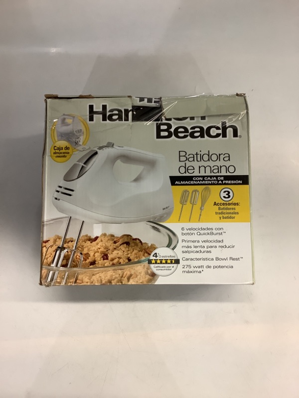 Photo 2 of Hamilton Beach Hand Mixer with Snap-On Case