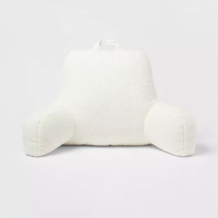 Photo 1 of Sherpa Bed Rest Pillow - Room Essentials