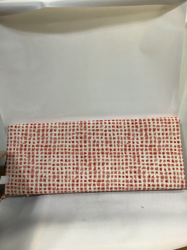 Photo 1 of Alauda Outdoor/Indoor Bench Cushion Coral Isle Red - Pillow Perfect